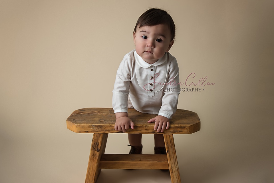 Baby boy portrait by Sandra Cullen Photography